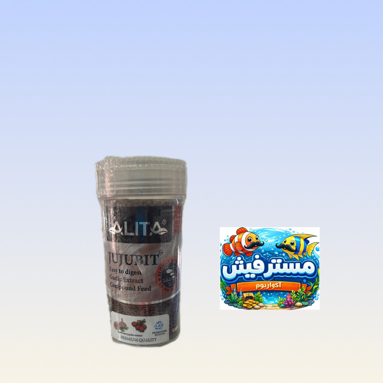 غذای ماهی جوجوبیت آلیتا سایز(1.5)وزن120گرم